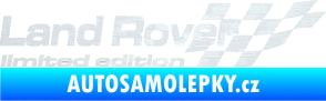 Samolepka Land Rover limited edition pravá 3D karbon bílý