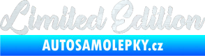 Samolepka Limited edition 006 3D karbon bílý