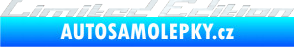 Samolepka Limited edition 009 3D karbon bílý