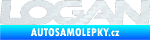 Samolepka Logan 3D karbon bílý
