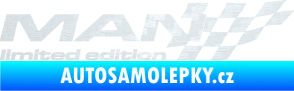 Samolepka MAN limited edition pravá 3D karbon bílý