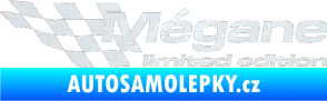 Samolepka Mégane limited edition levá 3D karbon bílý