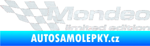 Samolepka Mondeo limited edition levá 3D karbon bílý
