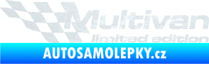 Samolepka Multivan limited edition levá 3D karbon bílý