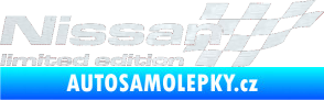 Samolepka Nissan limited edition pravá 3D karbon bílý