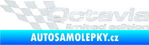 Samolepka Octavia limited edition levá 3D karbon bílý