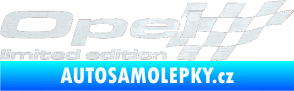 Samolepka Opel limited edition pravá 3D karbon bílý