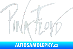 Samolepka Pink Floyd 002 3D karbon bílý