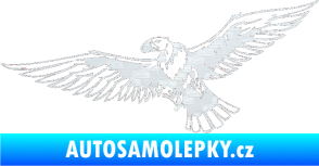 Samolepka Predators 028 levá sup 3D karbon bílý