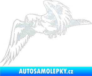 Samolepka Predators 036 levá 3D karbon bílý