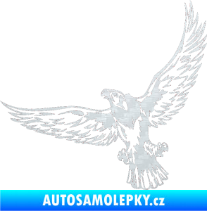 Samolepka Predators 044 levá 3D karbon bílý