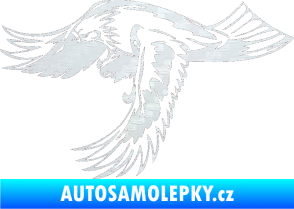 Samolepka Predators 048 levá 3D karbon bílý