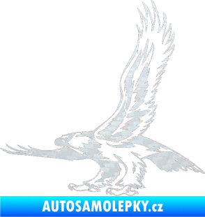 Samolepka Predators 068 levá 3D karbon bílý