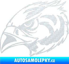Samolepka Predators 084 levá 3D karbon bílý