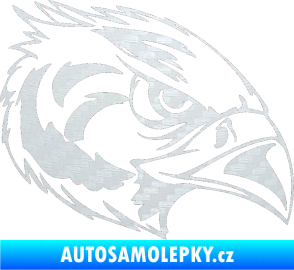 Samolepka Predators 084 pravá 3D karbon bílý