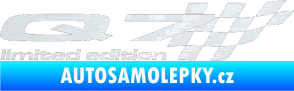 Samolepka Q7 limited edition pravá 3D karbon bílý