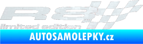 Samolepka R8 limited edition pravá 3D karbon bílý