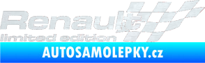 Samolepka Renault limited edition pravá 3D karbon bílý