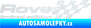 Samolepka Rover limited edition pravá 3D karbon bílý