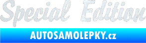Samolepka Special edition 001 3D karbon bílý