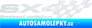 Samolepka SX4 limited edition pravá 3D karbon bílý
