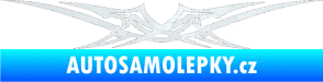 Samolepka Tetování 016 3D karbon bílý