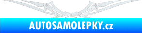 Samolepka Tetování 017 3D karbon bílý