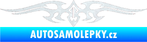 Samolepka Tetování 018 3D karbon bílý