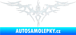 Samolepka Tetování 024 3D karbon bílý