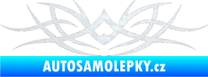 Samolepka Tetování 025 3D karbon bílý