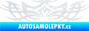 Samolepka Tetování 027 3D karbon bílý
