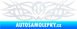 Samolepka Tetování 030 3D karbon bílý
