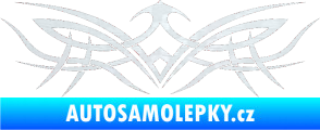 Samolepka Tetování 033 3D karbon bílý