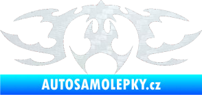 Samolepka Tetování 041 3D karbon bílý