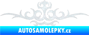 Samolepka Tetování 051 3D karbon bílý