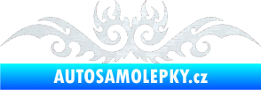 Samolepka Tetování 052 3D karbon bílý
