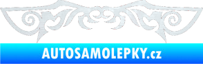 Samolepka Tetování 054 3D karbon bílý