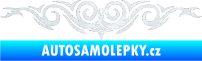 Samolepka Tetování 057 3D karbon bílý