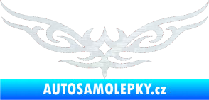 Samolepka Tetování 060 3D karbon bílý
