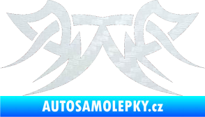 Samolepka Tetování 064 3D karbon bílý