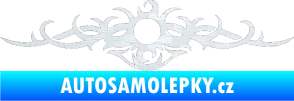 Samolepka Tetování 071 3D karbon bílý