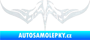 Samolepka Tetování 072 3D karbon bílý