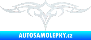 Samolepka Tetování 081 3D karbon bílý