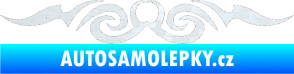 Samolepka Tetování 133 3D karbon bílý