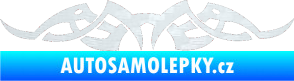 Samolepka Tetování 141 3D karbon bílý