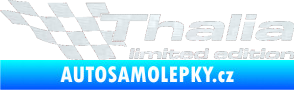 Samolepka Thalia limited edition levá 3D karbon bílý