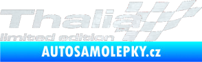 Samolepka Thalia limited edition pravá 3D karbon bílý