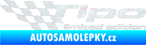 Samolepka Tipo limited edition levá 3D karbon bílý