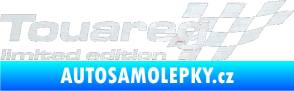 Samolepka Touareg limited edition pravá 3D karbon bílý