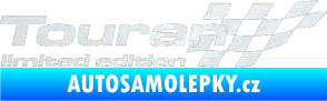 Samolepka Touran limited edition pravá 3D karbon bílý